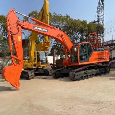 Excavadora usada Doosan DX300LC do Japão com pintura original e bomba hidráulica Liyuan