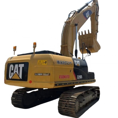 Excavadora usada Changjiang bomba hidráulica Caterpillar 320DL pintura original Japão