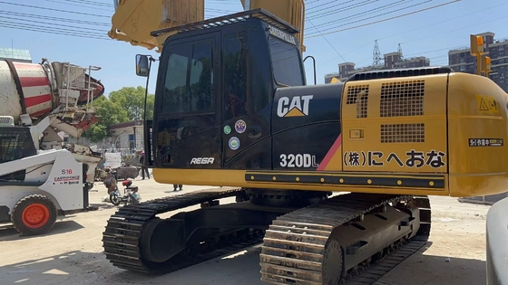 Excavadora usada Changjiang bomba hidráulica Caterpillar 320DL pintura original Japão