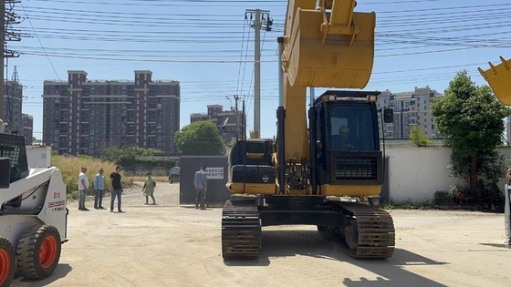 Excavadora usada Changjiang bomba hidráulica Caterpillar 320DL pintura original Japão