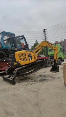 Japão Máquina de Construção Usada Excavadora Komatsu PC50 49kW Excavadora de rastreador hidráulico