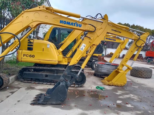 Em boas condições, mini escavadeira de 6 toneladas, escavadeira de arrasto, Komatsu PC60 PC35MR PC55MR PC56 PC30