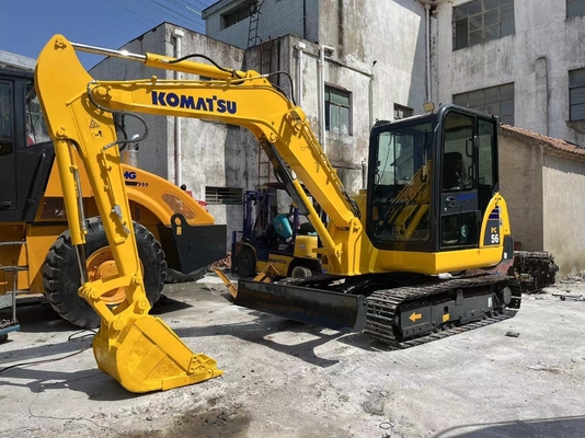 Excavadora usada Komatsu PC56 PC60 PC35MR PC55MR Crawler Mini Digger em boas condições