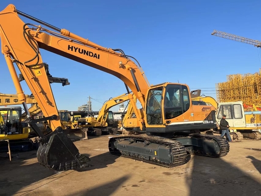 Obras de construção usado Hyundai 220LC-9S escavadeira com motor original da Coreia