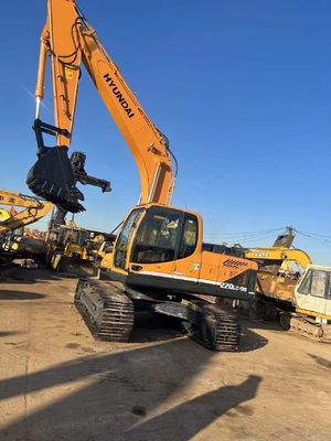 Obras de construção usado Hyundai 220LC-9S escavadeira com motor original da Coreia