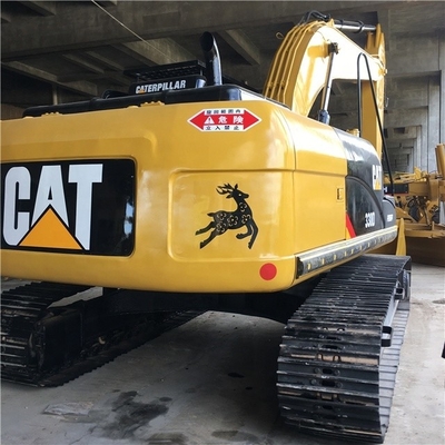 Excavadora Caterpillar Amarela Usada de 20 toneladas em bom estado Excavadora CAT 330D de segunda mão