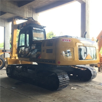 Excavadora Caterpillar Amarela Usada de 20 toneladas em bom estado Excavadora CAT 330D de segunda mão