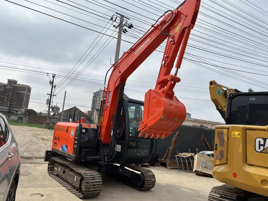 7T Mini Digger Hitachi zx70 Crawler Mini Excavator com motor EPA Usado Original Japão