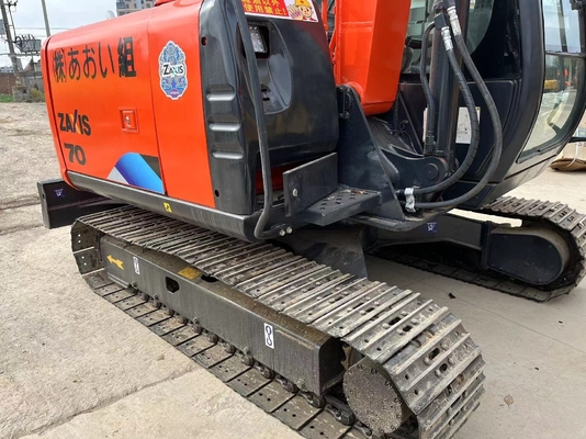 7T Mini Digger Hitachi zx70 Crawler Mini Excavator com motor EPA Usado Original Japão