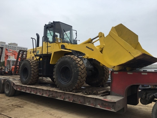 Carregador de rodas de 20 toneladas usado da Komatsu WA320 com motor original e bomba hidráulica Liyuan