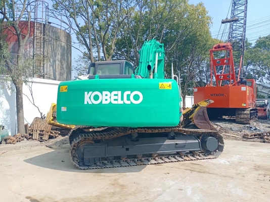 Japão Excavador usado Kobelco SK200 com pintura original e válvula hidráulica Liyuan