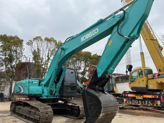 Digger usado Kobelco SK210LC com pintura original e bomba hidráulica Liyuan do Japão