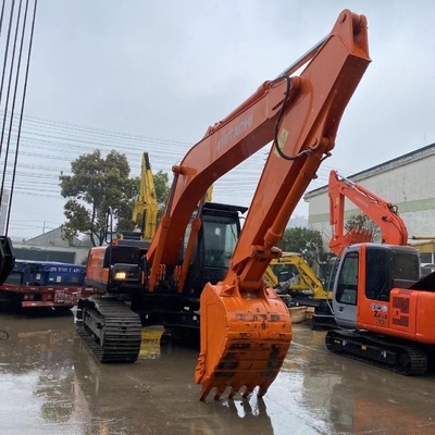 Excavadora usada Hitachi ZX210-3 com outra bomba hidráulica em boas condições de funcionamento