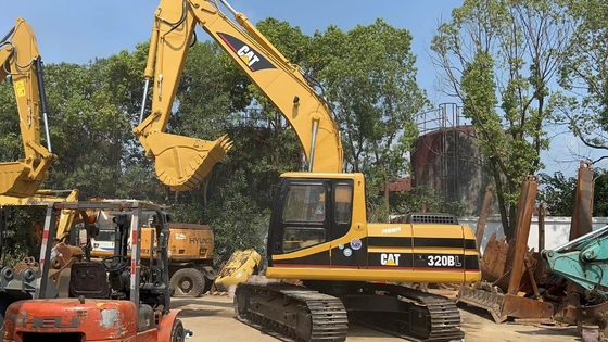 Excavadora original de 20 toneladas CAT 320BL Excavadora usada com 112 kW de potência e certificada EPA/CE