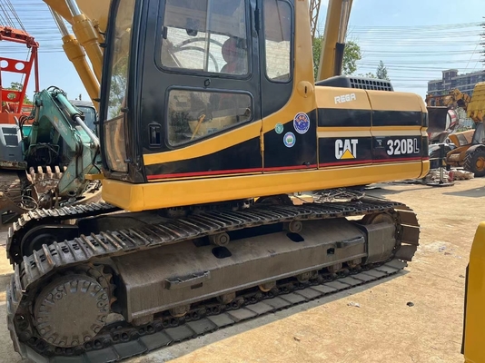 Excavadora original de 20 toneladas CAT 320BL Excavadora usada com 112 kW de potência e certificada EPA/CE