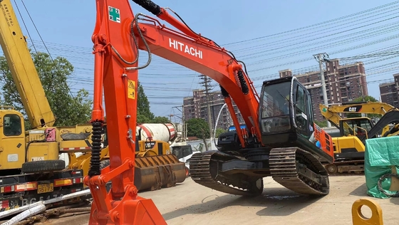 Excavadora usada Hitachi ZX200-3G Crawler com 112kW de potência e 0-2000 horas de trabalho