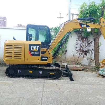 Excavadora CAT 303.5 em bom estado com válvula hidráulica Liyuan e motor japonês