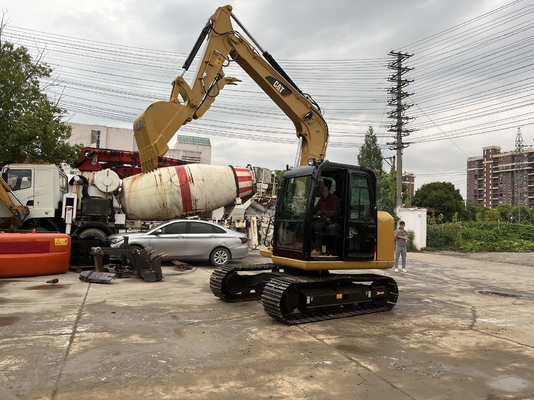 Excavadora usada Caterpillar CAT 307E2 Excavadora de rodas com motor do Japão