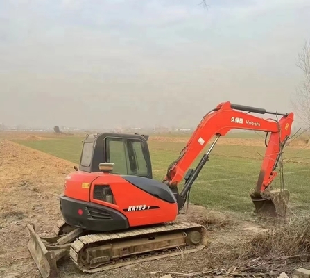 Excavadora Kubota KX183-3 de segunda mão com motor japonês e cilindro hidráulico Liyuan