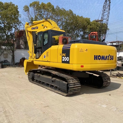 Comércio Komatsu PC200 Excavator 20Ton Crawler Excavator Usado com motor original do Japão