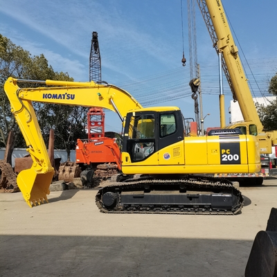 Comércio Komatsu PC200 Excavator 20Ton Crawler Excavator Usado com motor original do Japão