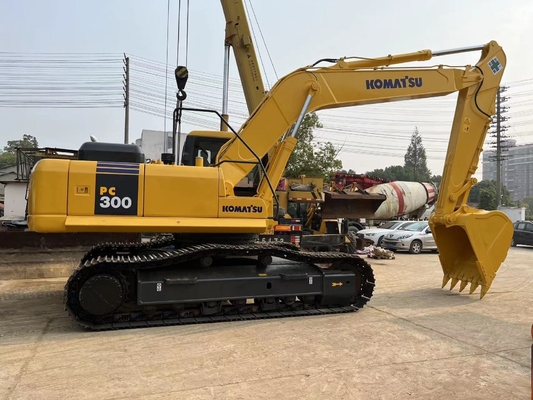 Japão Original Komatsu PC300 Excavadora de rastreador usada com 30000 KG de peso da máquina