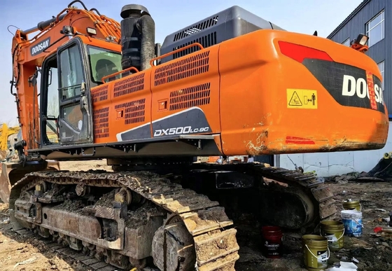 Excavadora usada Doosan DX500LC com motor Doosan Excavadora hidráulica de segunda mão