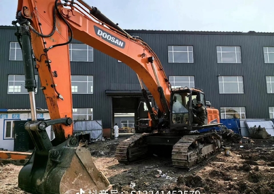 Excavadora usada Doosan DX500LC com motor Doosan Excavadora hidráulica de segunda mão