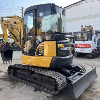 Boa condição Excavadora Komatsu PC50 segunda mão cor original e tipo de rastreador