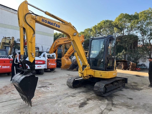 Boa condição Excavadora Komatsu PC50 segunda mão cor original e tipo de rastreador