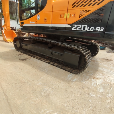 22000 KG peso da máquina usado Hyundai HX220 L escavadeira 125KW Crawler com hidráulica