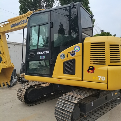 Excelente estado usado Komatsu PC70 Excavator 7TON Crawler Excavator a preço acessível