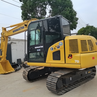 Excelente estado usado Komatsu PC70 Excavator 7TON Crawler Excavator a preço acessível
