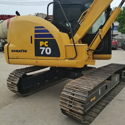 Excelente estado usado Komatsu PC70 Excavator 7TON Crawler Excavator a preço acessível