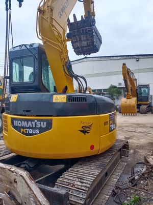 Válvula hidráulica Outra Escavação de segunda mão PC78US Excavadora de 7 toneladas em bom estado