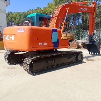 Excavadora usada Hitachi EX120 Crawler em 1200 KG peso da máquina