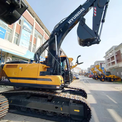 Excavadora Hyundai HX220L usada 22 toneladas máquina de rastreamento em excelente estado