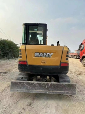 Excavadora de 5 toneladas usadas Sany SY55 pintura original Excavadora hidráulica de tamanho médio