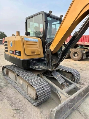 Excavadora de 5 toneladas usadas Sany SY55 pintura original Excavadora hidráulica de tamanho médio
