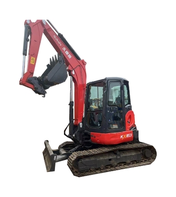 Excavadora usada Kubota KX163-5 com cilindro hidráulico Liyuan e horas de trabalho baixas