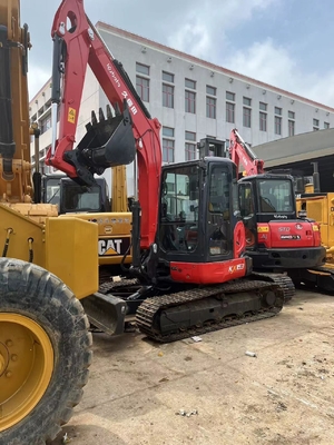 Excavadora usada Kubota KX163-5 com cilindro hidráulico Liyuan e horas de trabalho baixas