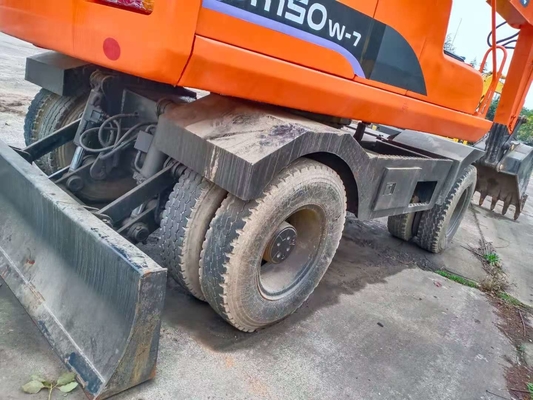 Vantagens de horas baixas Doosan DH150W-7 segunda mão hidráulica Crawler Excavator Excavator