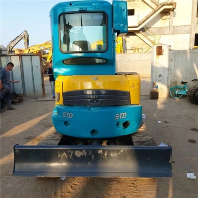 Boa condição Kubota U15 mini escavadeira com 9,6kw de potência e válvula hidráulica original