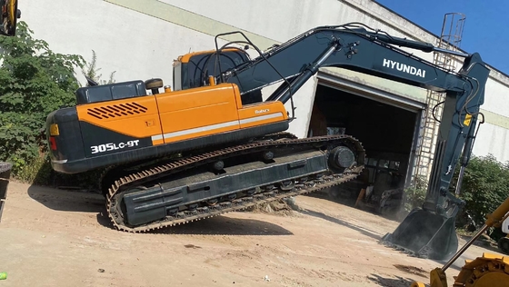 Excavadora Hyundai 305LC de segunda mão com motor Cummins na Coreia.