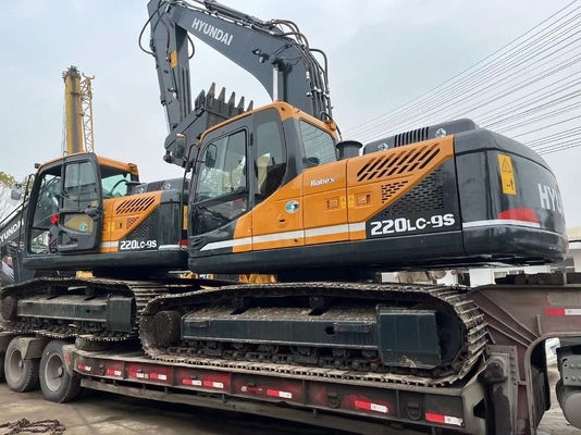 Hyundai 220LC-9s Excavator usado com cor original e em ótimo estado na Coreia