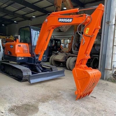Doosan DX60 Excavadora Usada Japão Excavadora Original de Tinta com Capacidade de Balde de 0,1m3