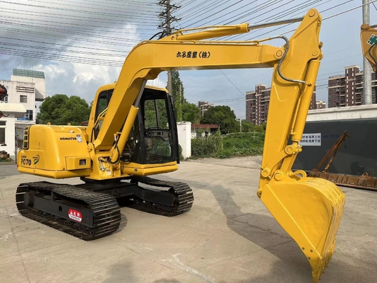 Excavadora Komatsu PC70 de segunda mão em excelente estado com capacidade de balde de 0,38m3