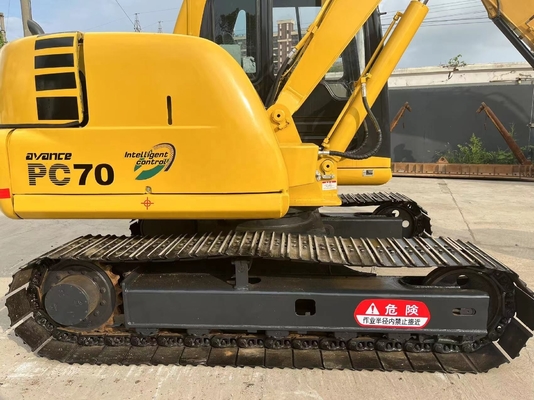 Excavadora Komatsu PC70 de segunda mão em excelente estado com capacidade de balde de 0,38m3