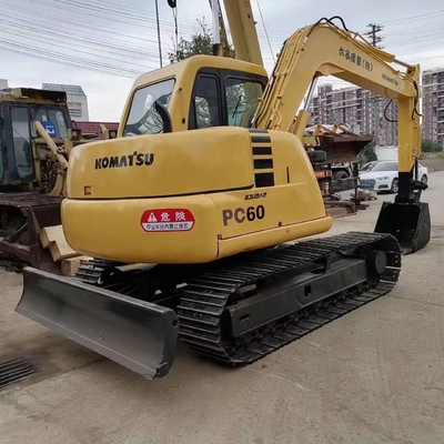 Excelente estado usado Komatsu PC60 6ton Excavator pronto para o trabalho