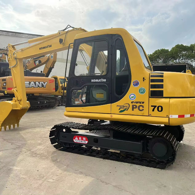 Excavadora Komtsu PC70 de segunda mão de 2021 com 20 toneladas de peso operacional em boas condições